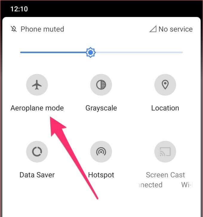 Enable Airplane Mode image