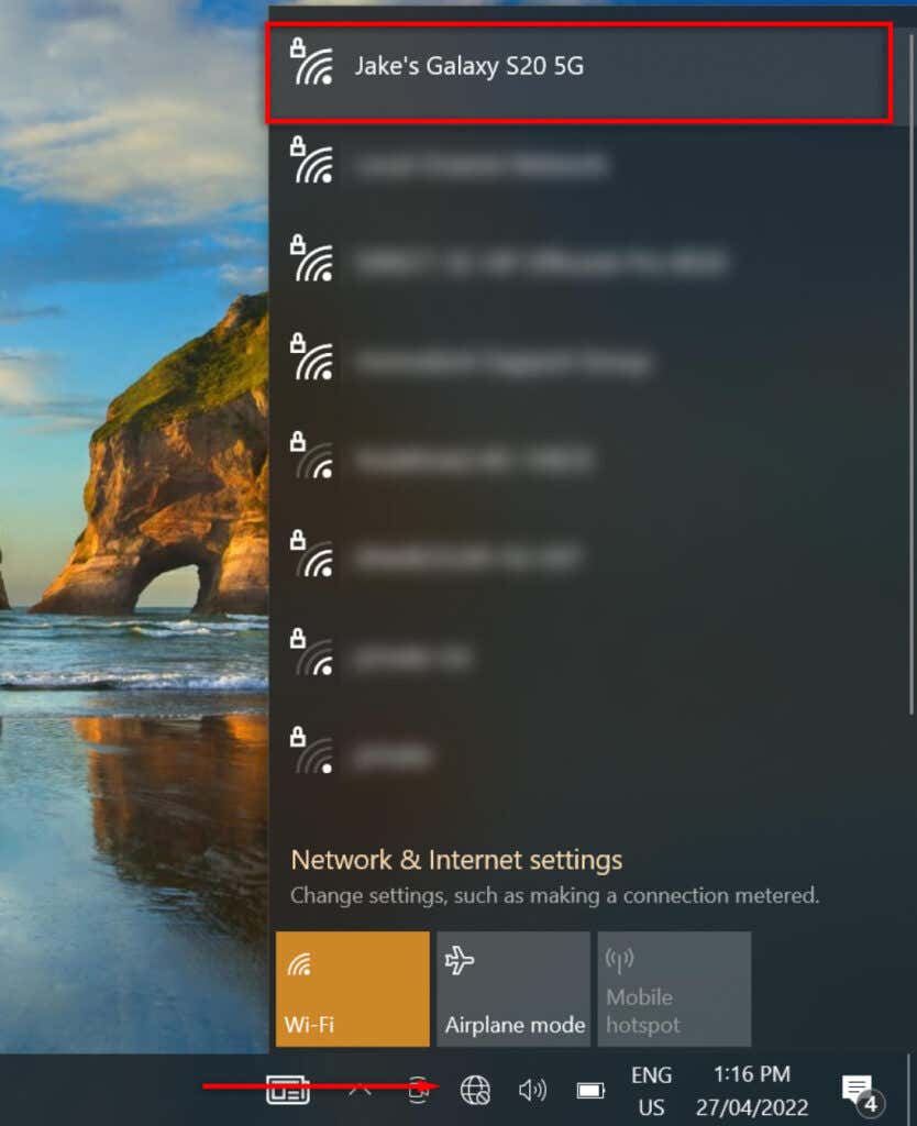Connect Your Windows Laptop to the Wi-Fi Hotspot image 6