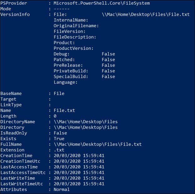 Change File Attributes Using The PowerShell image 2