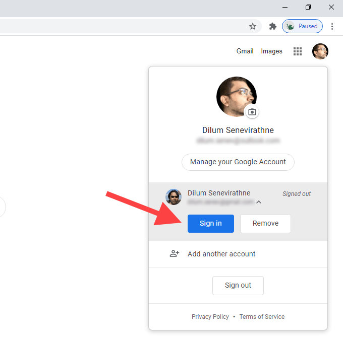 Sign in With the Default Google Account First image 4