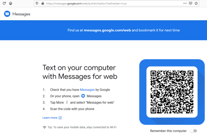 How To Use The Android Messages Desktop Client On Your PC image 5