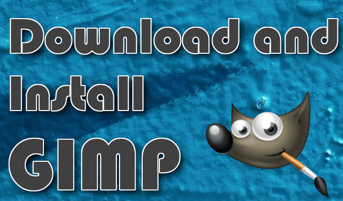 Download and Install GIMP image