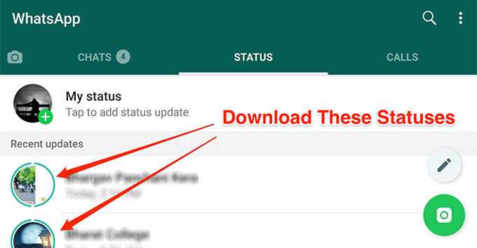 How To Download Photos & Videos In WhatsApp Status On Android image