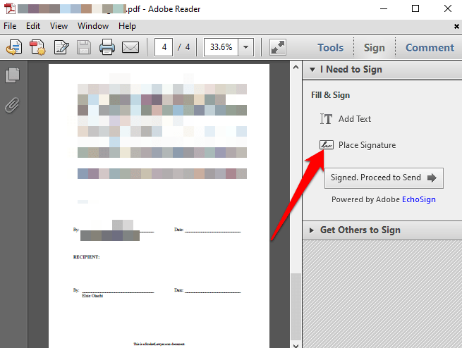 How to Sign a PDF in Adobe Reader image 2