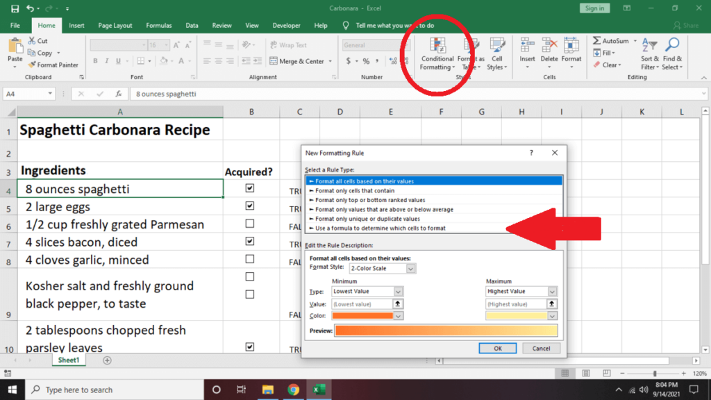 Modify Your Excel Checklist Using Conditional Formatting&nbsp; image